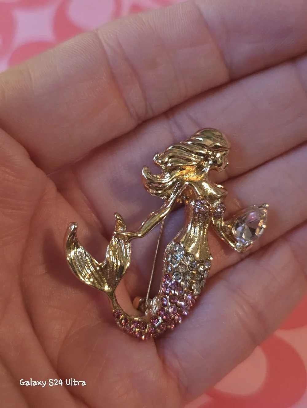 Mermaid Tiny Brooch NEW